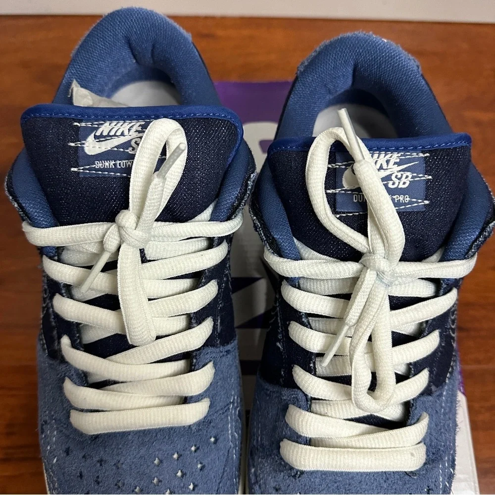Nike SB Dunk Low Denim Sashiko Size 10.5 - Picture 6 of 12